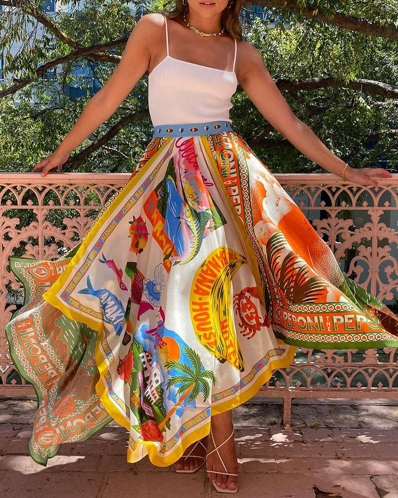 Saia Positano Verão® Ragazze | Compre com Frete Grátis