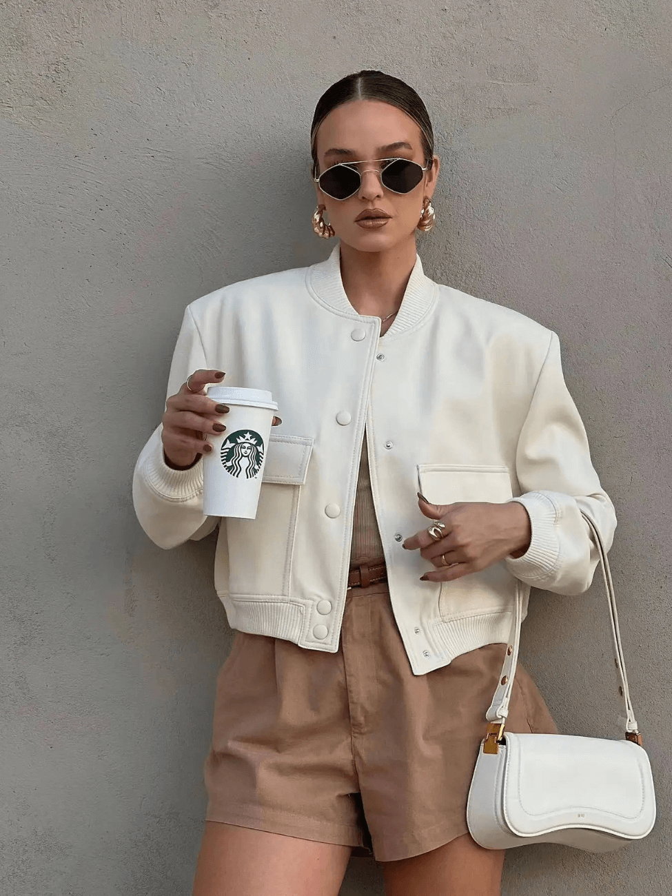 Jaqueta Feminina Bomber Cargo Glam