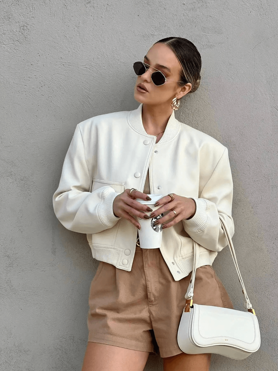 Jaqueta Feminina Bomber Cargo Glam