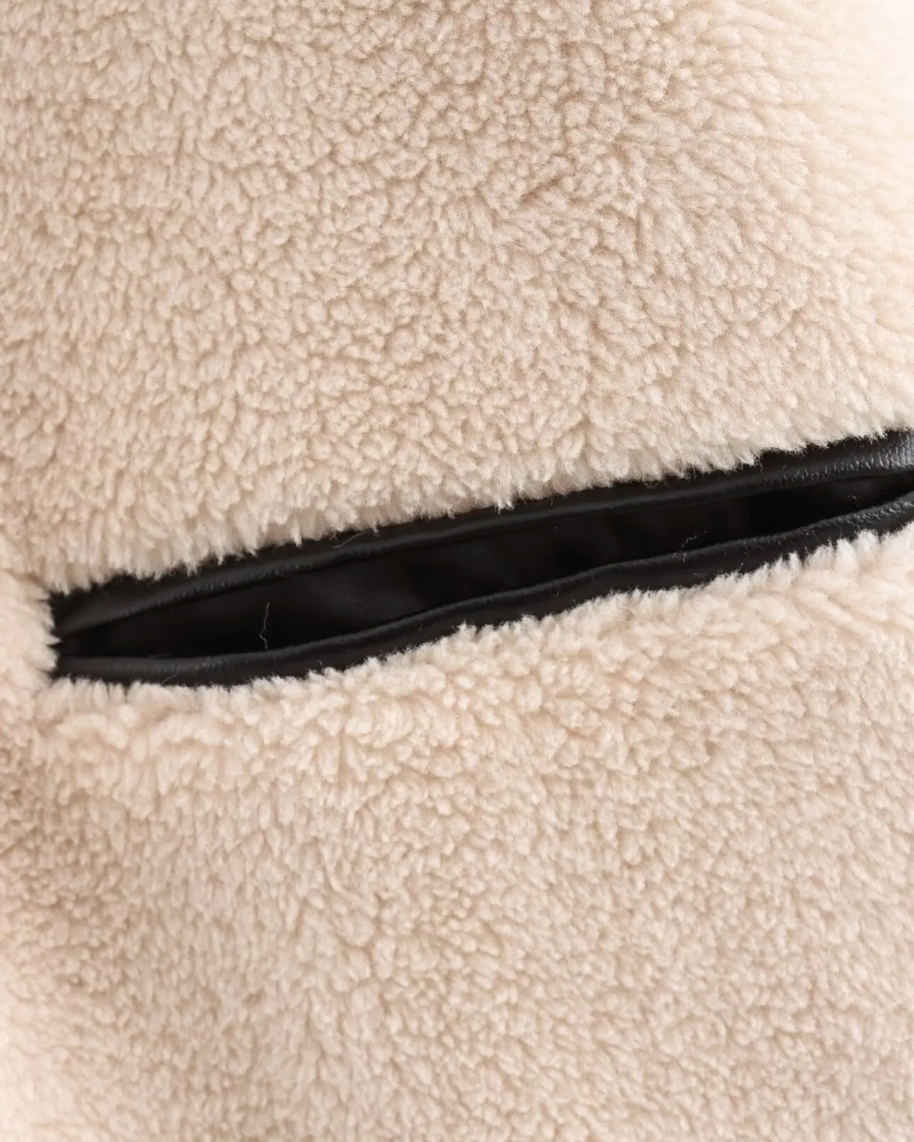 Casaco Feminino De Lã peluciado Lina