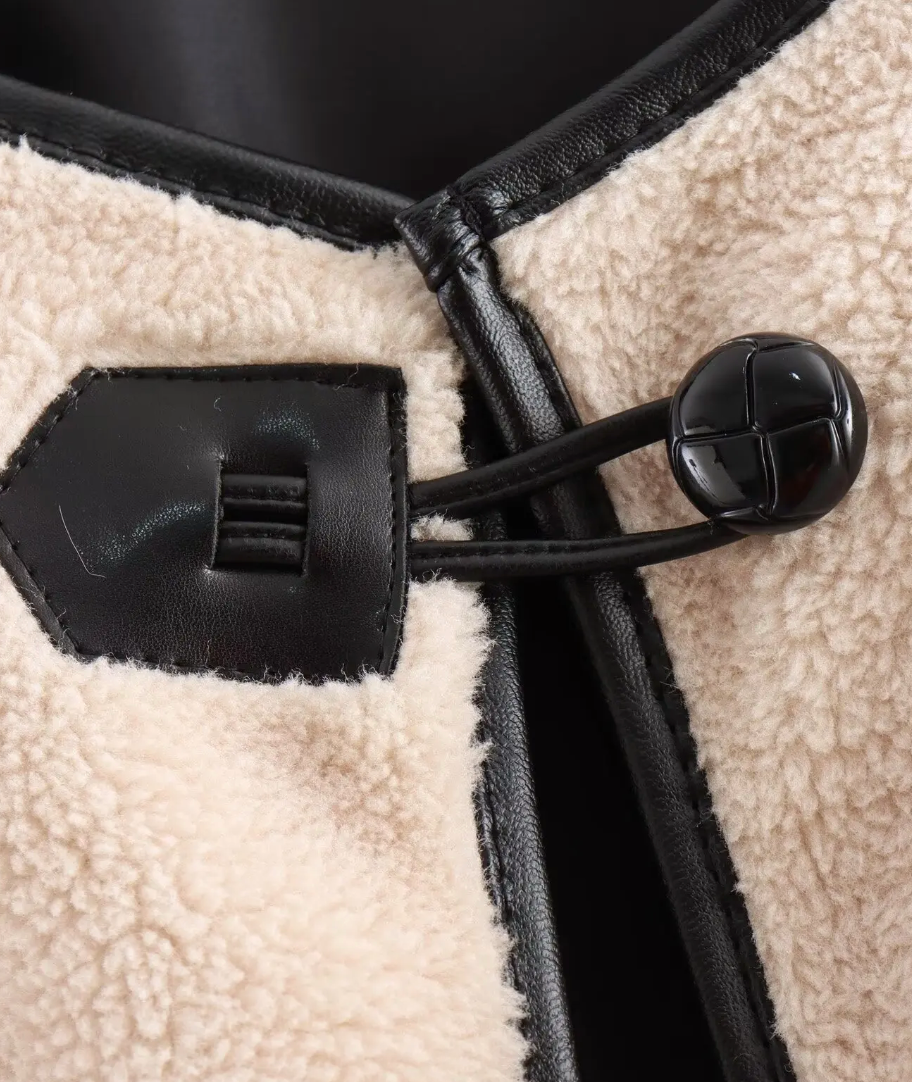 Casaco Feminino De Lã peluciado Lina