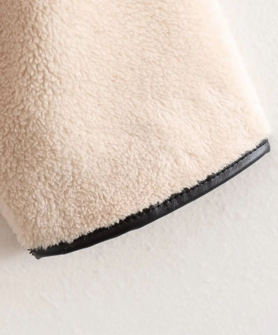 Casaco Feminino De Lã peluciado Lina