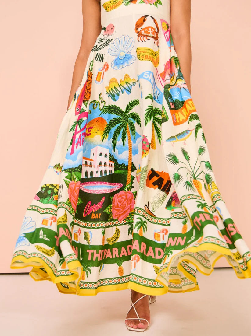 Vestido Longo Positano Paraiso