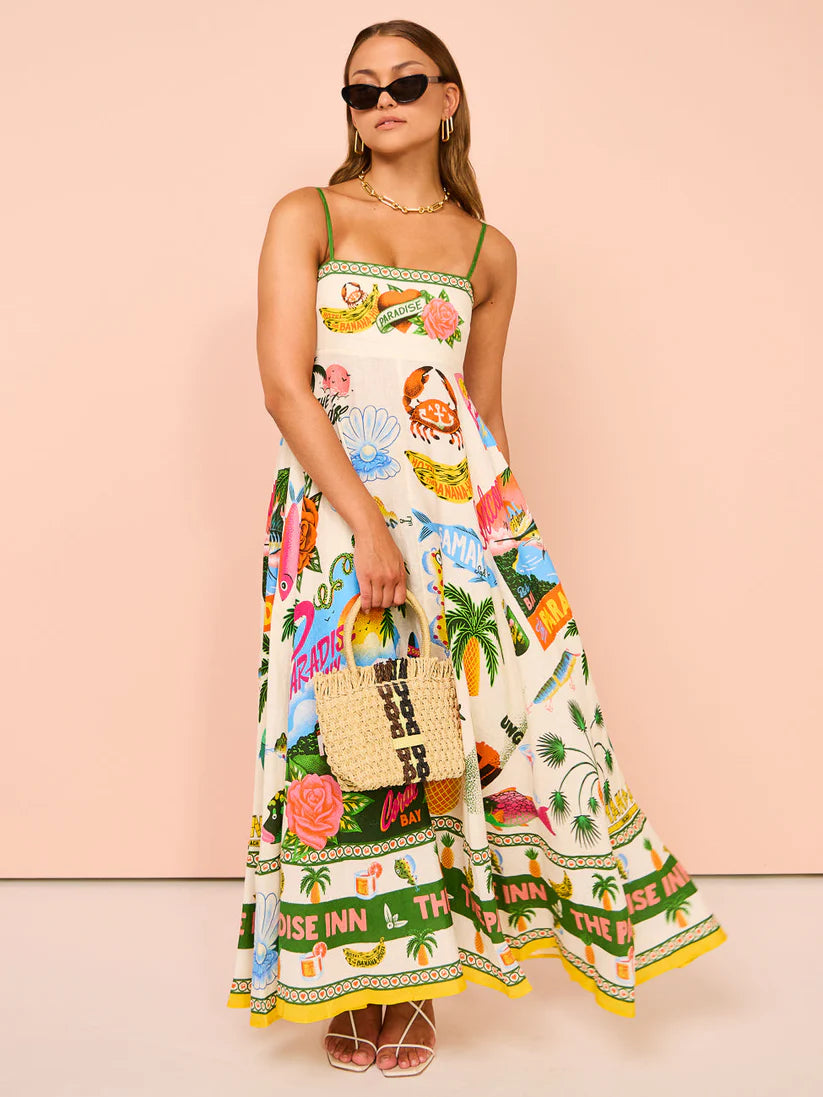 Vestido Longo Positano Paraiso