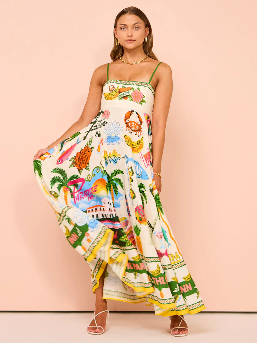 Vestido Longo Positano Paraiso