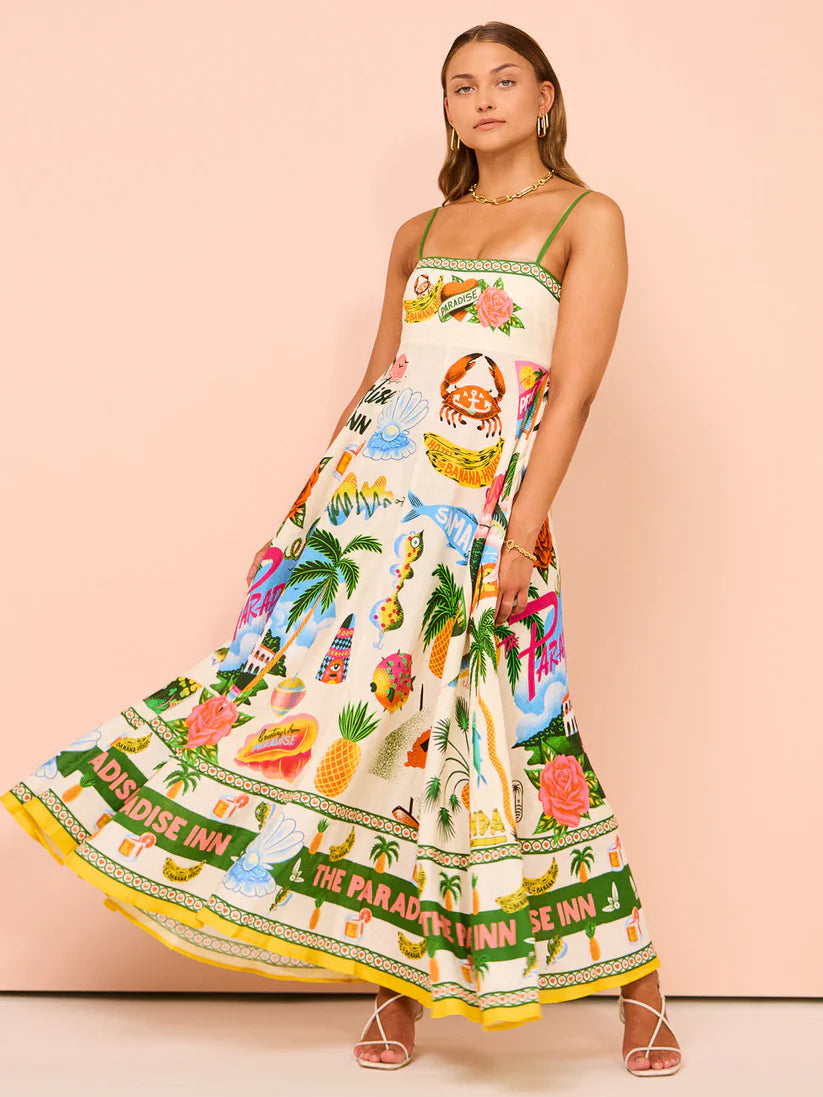 Vestido Longo Positano Paraiso