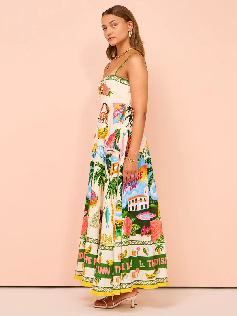 Vestido Longo Positano Paraiso