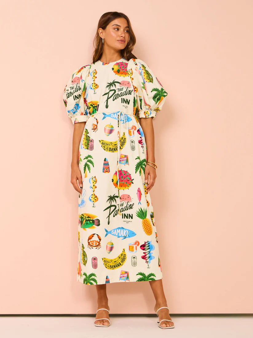 Vestido Midi Positano Sinfonia