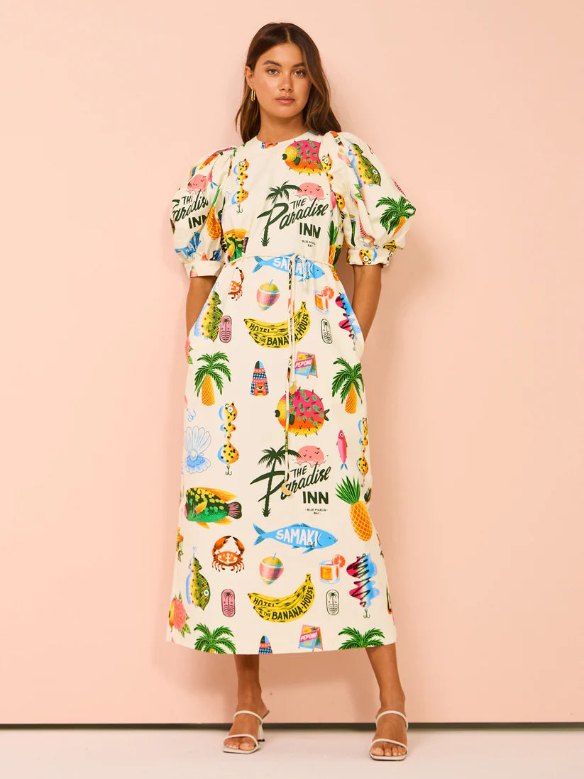 Vestido Midi Positano Sinfonia