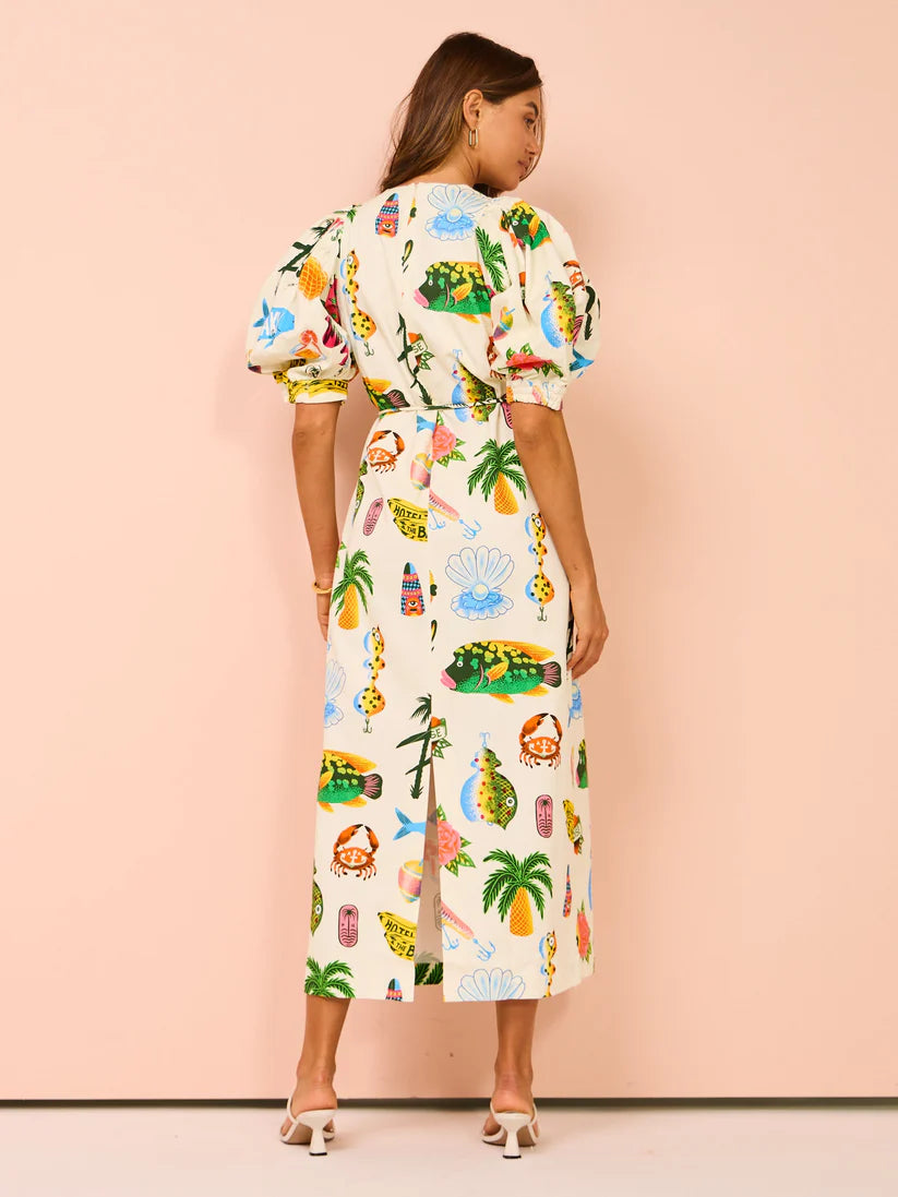 Vestido Midi Positano Sinfonia