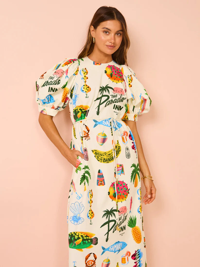 Vestido Midi Positano Sinfonia