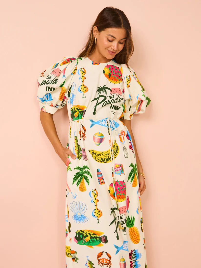 Vestido Midi Positano Sinfonia