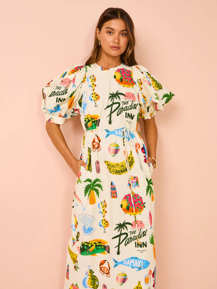 Vestido Midi Positano Sinfonia