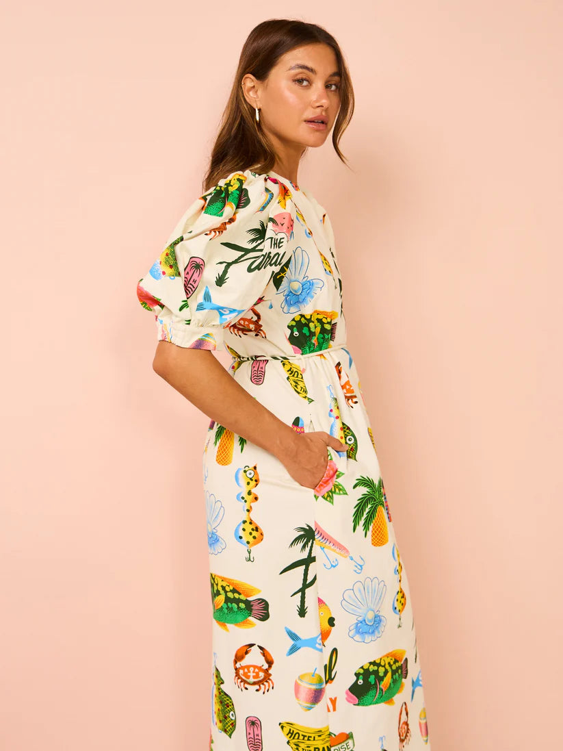 Vestido Midi Positano Sinfonia