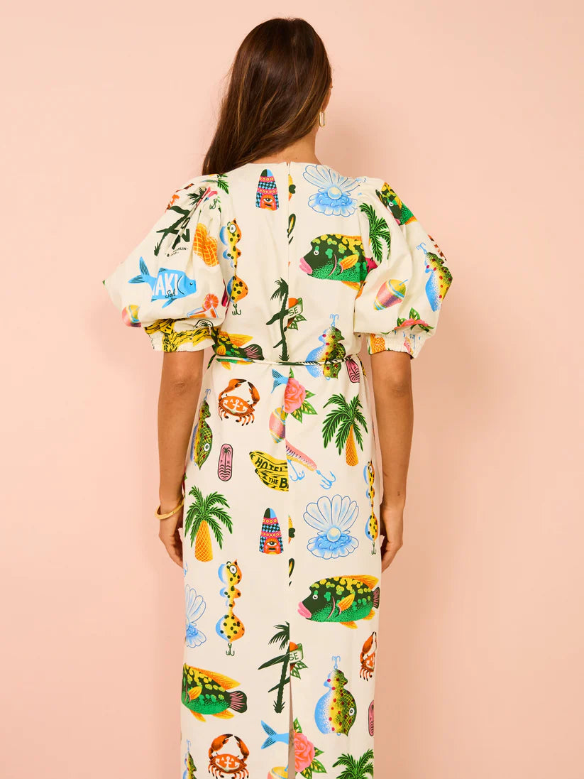 Vestido Midi Positano Sinfonia