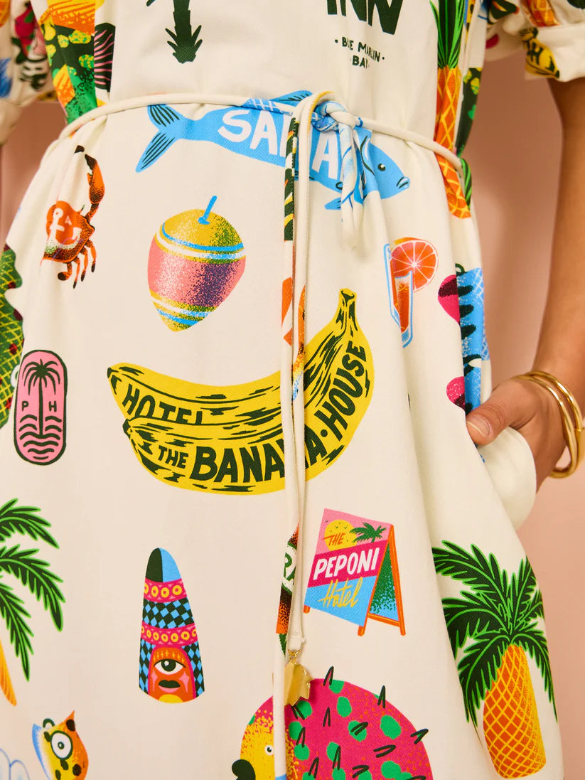 Vestido Midi Positano Sinfonia