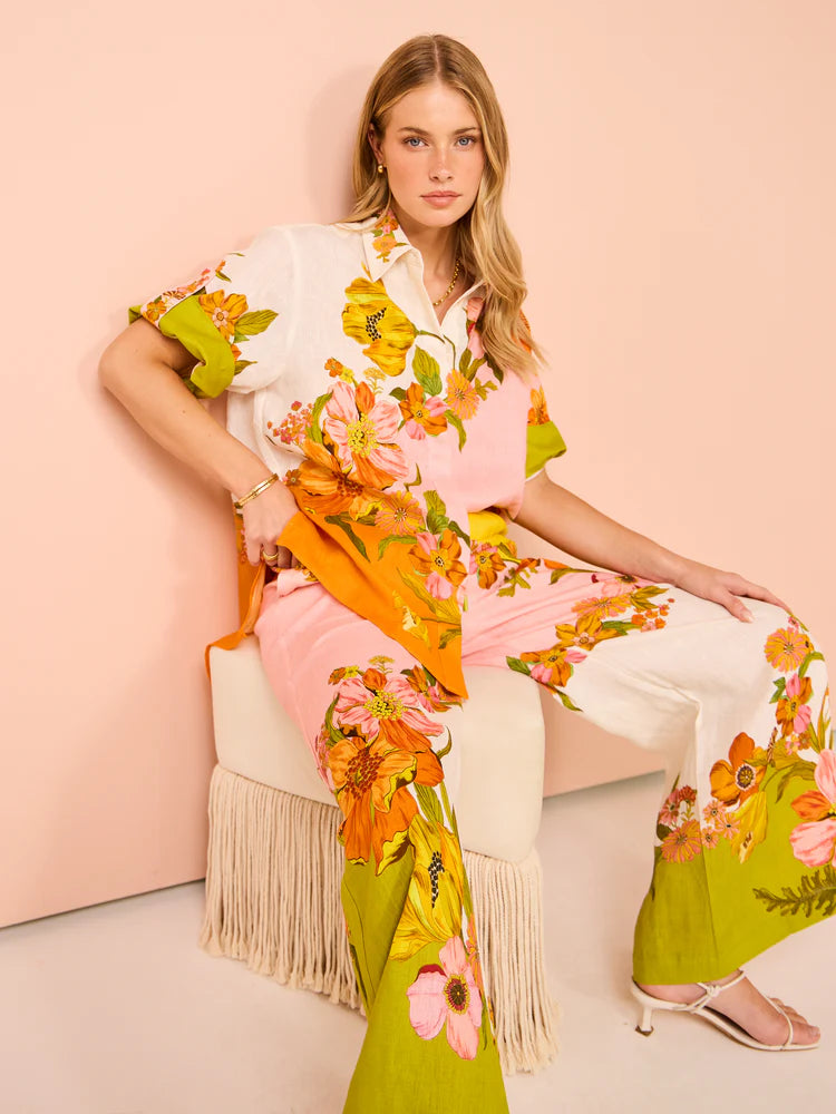 Conjunto Feminino Roma Flora