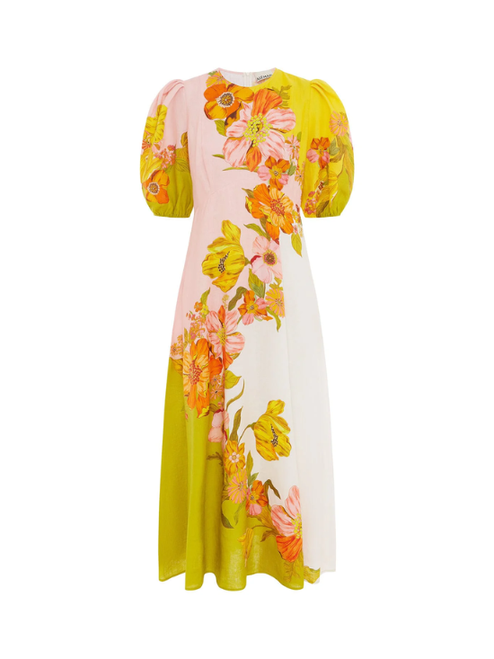 Vestido Longo Roma Flora