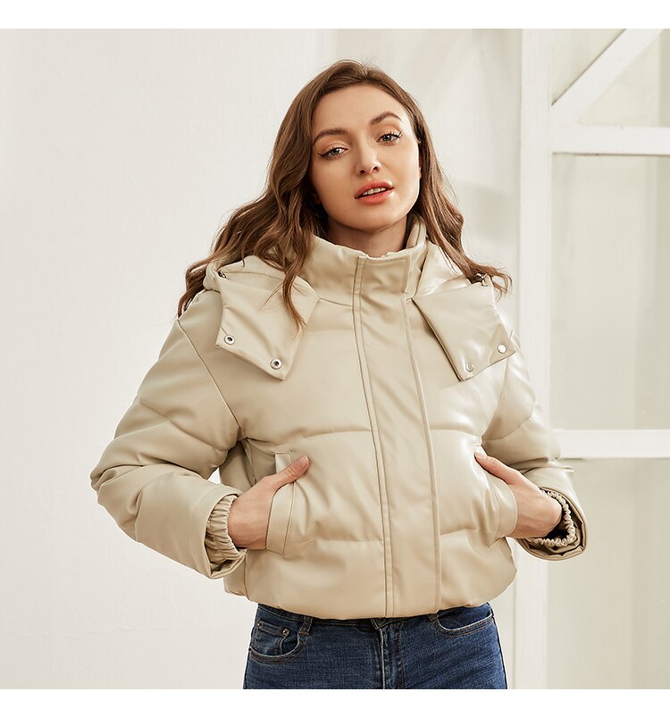 Jaqueta Feminina De Couro Sabrina