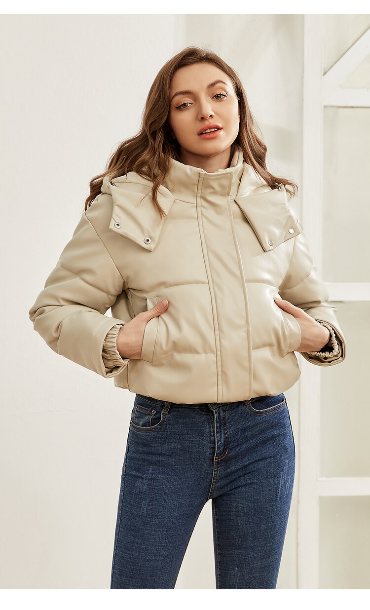 Jaqueta Feminina De Couro Sabrina