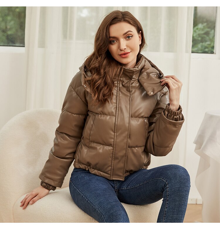 Jaqueta Feminina De Couro Sabrina