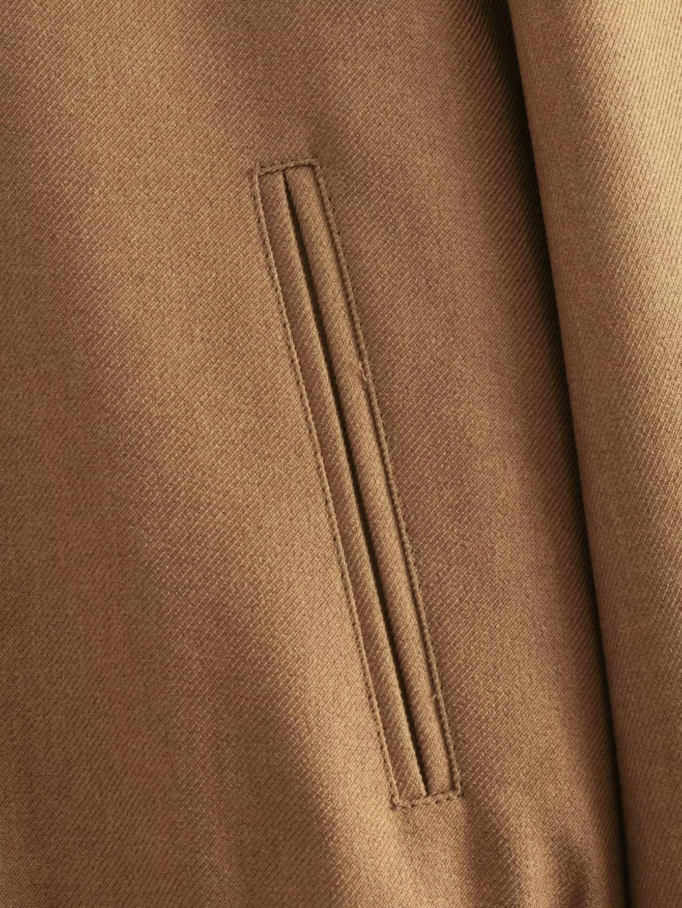 Jaqueta Feminina De Lã Contrast