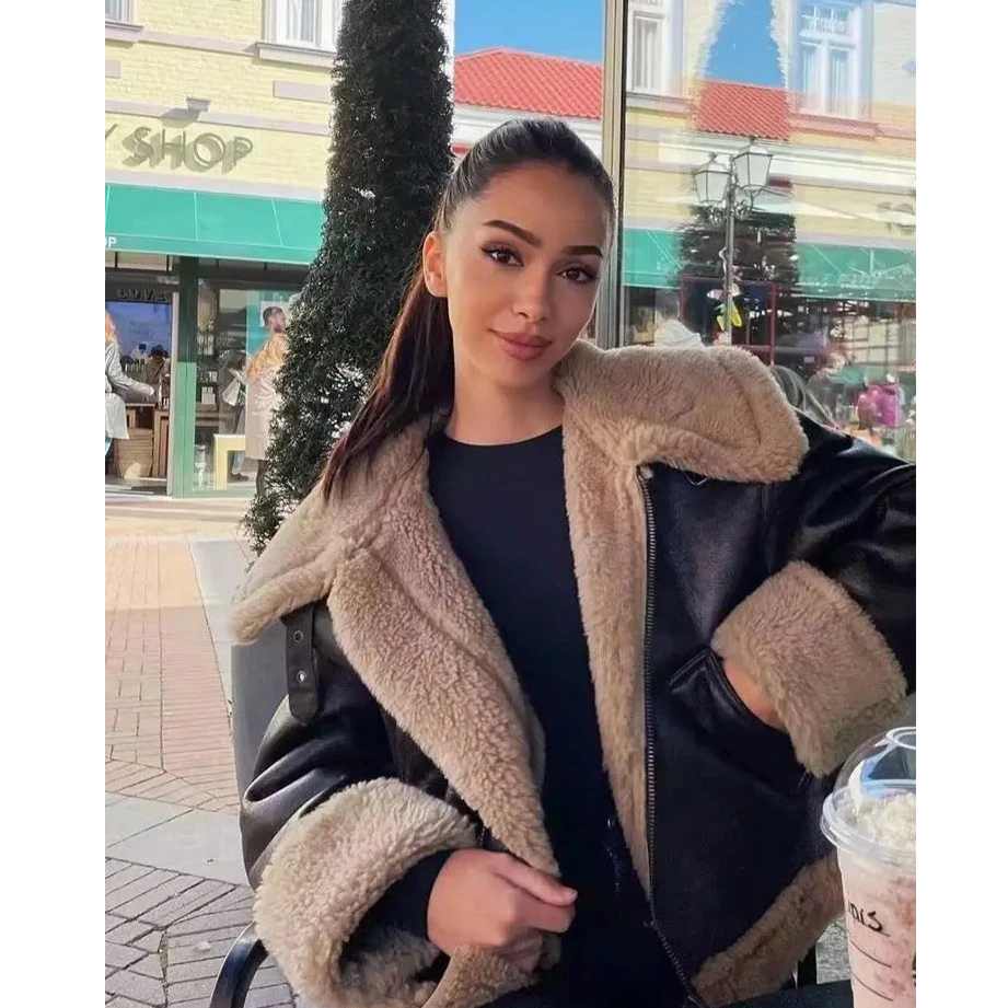 Jaqueta Feminina de Couro Lina