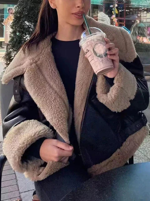 Jaqueta Feminina de Couro Lina