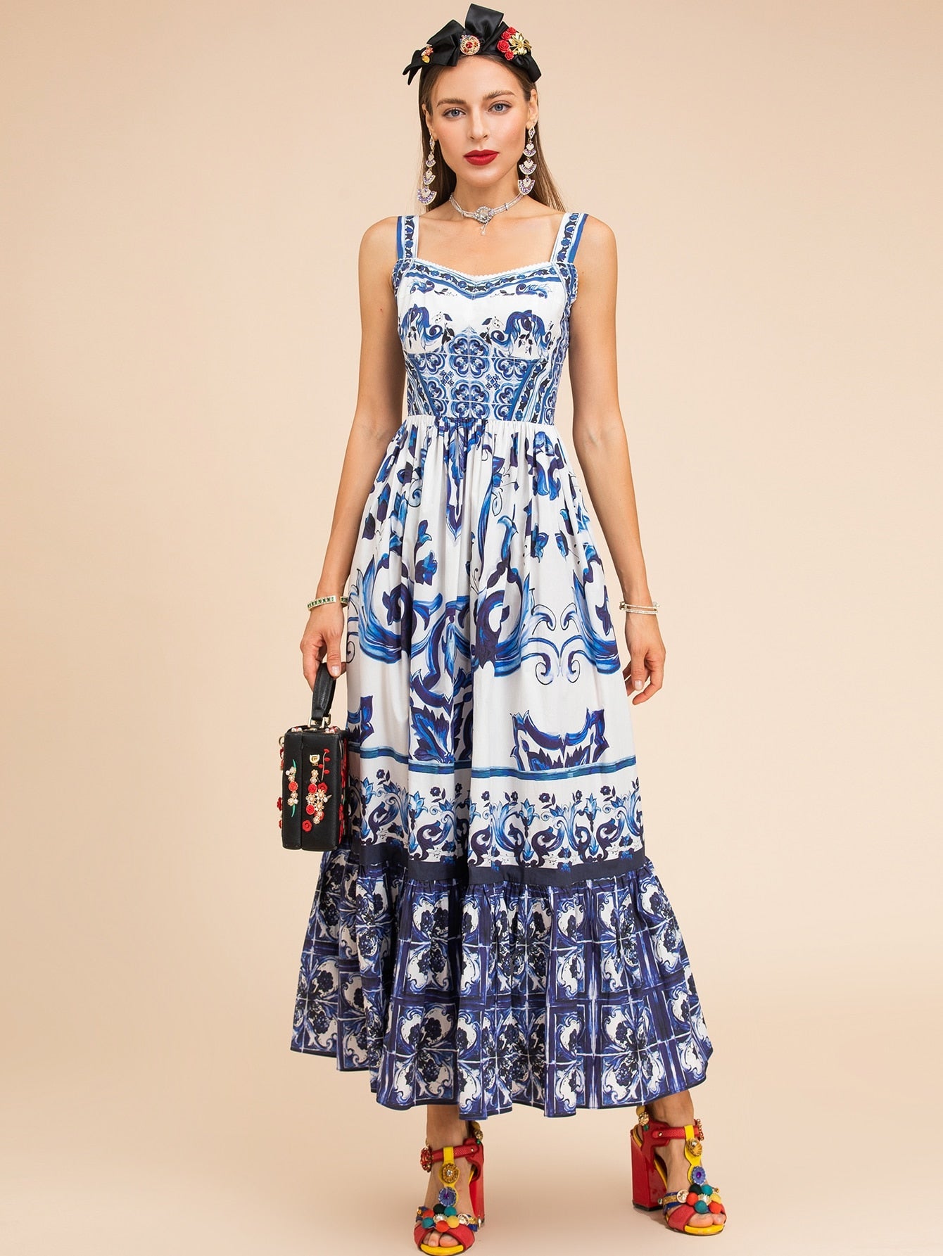 Vestido Midi Capri Eleonora
