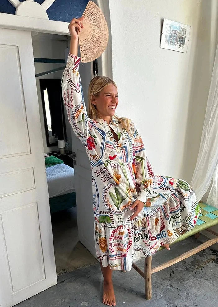 Vestido Midi Feminino Portofino Ariele