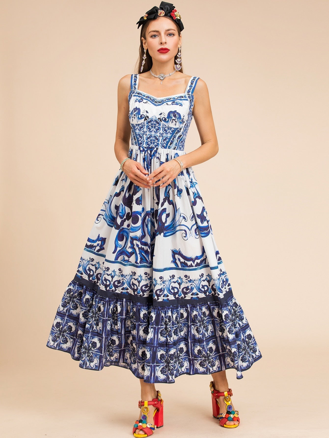 Vestido Midi Capri Eleonora