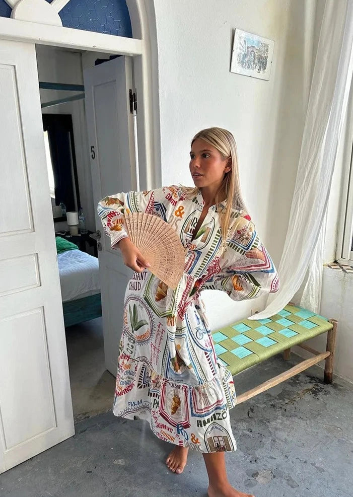 Vestido Midi Feminino Portofino Ariele