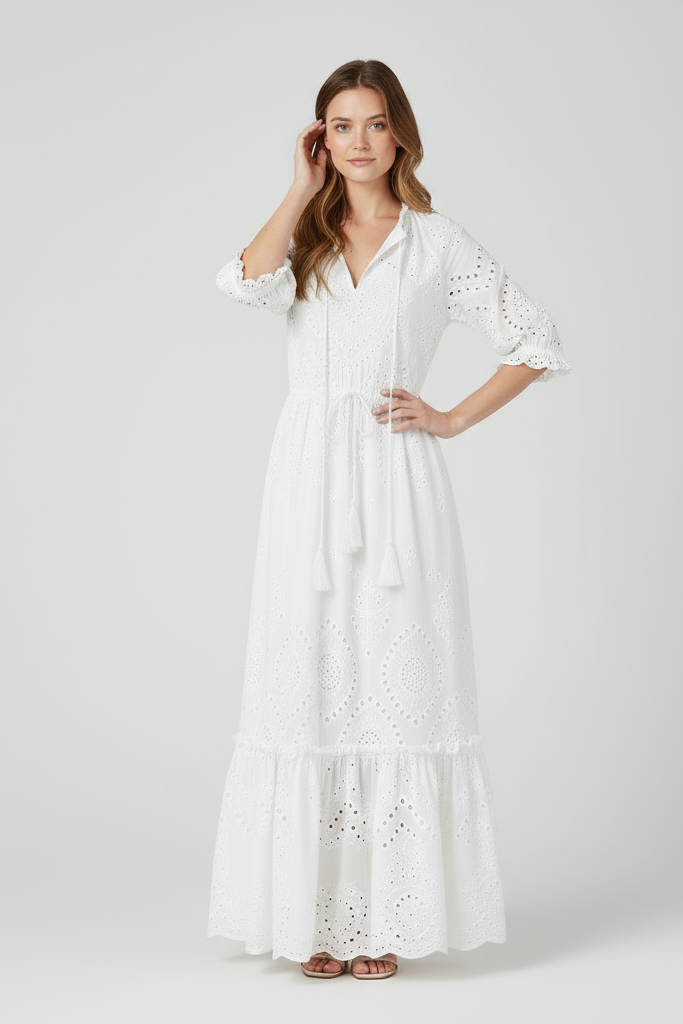 Modelo em pose alternativa