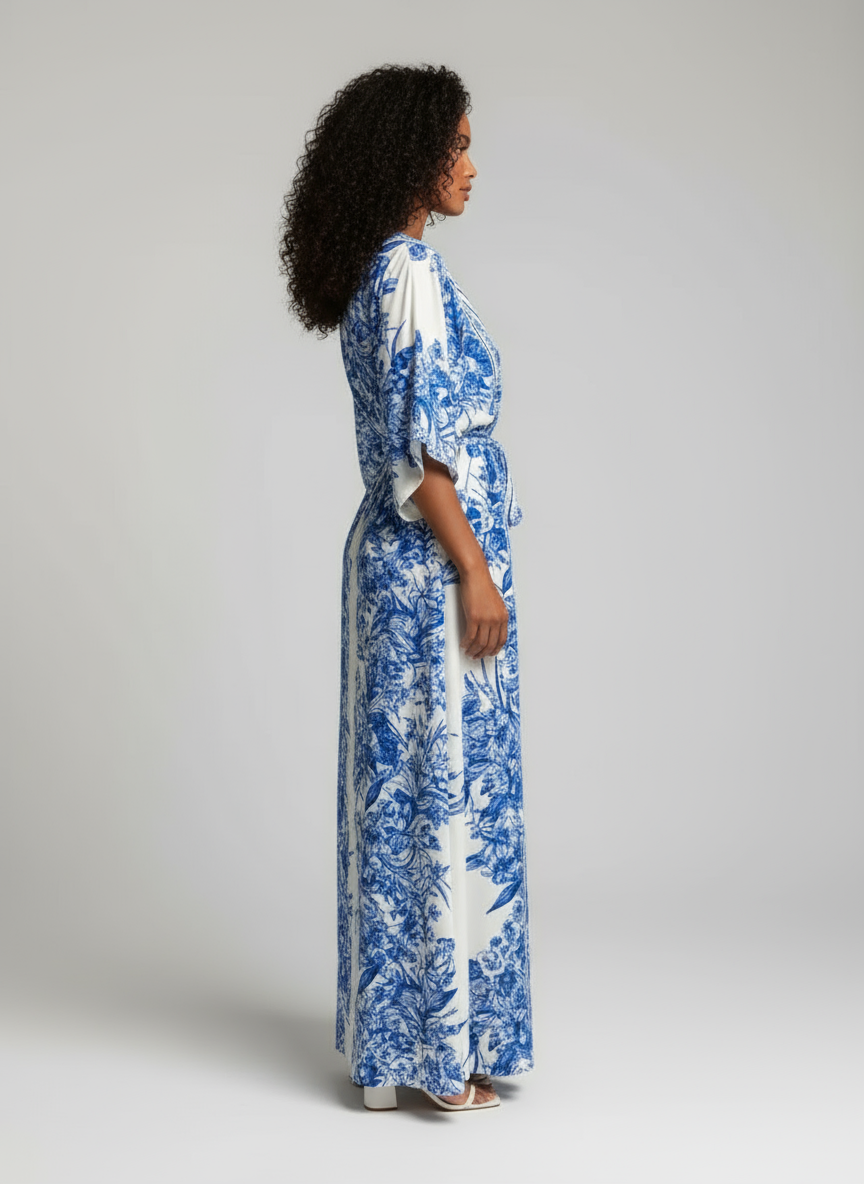 Modelo virada para o outro lado