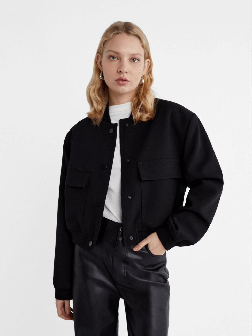 Jaqueta Feminina Bomber Cargo Glam