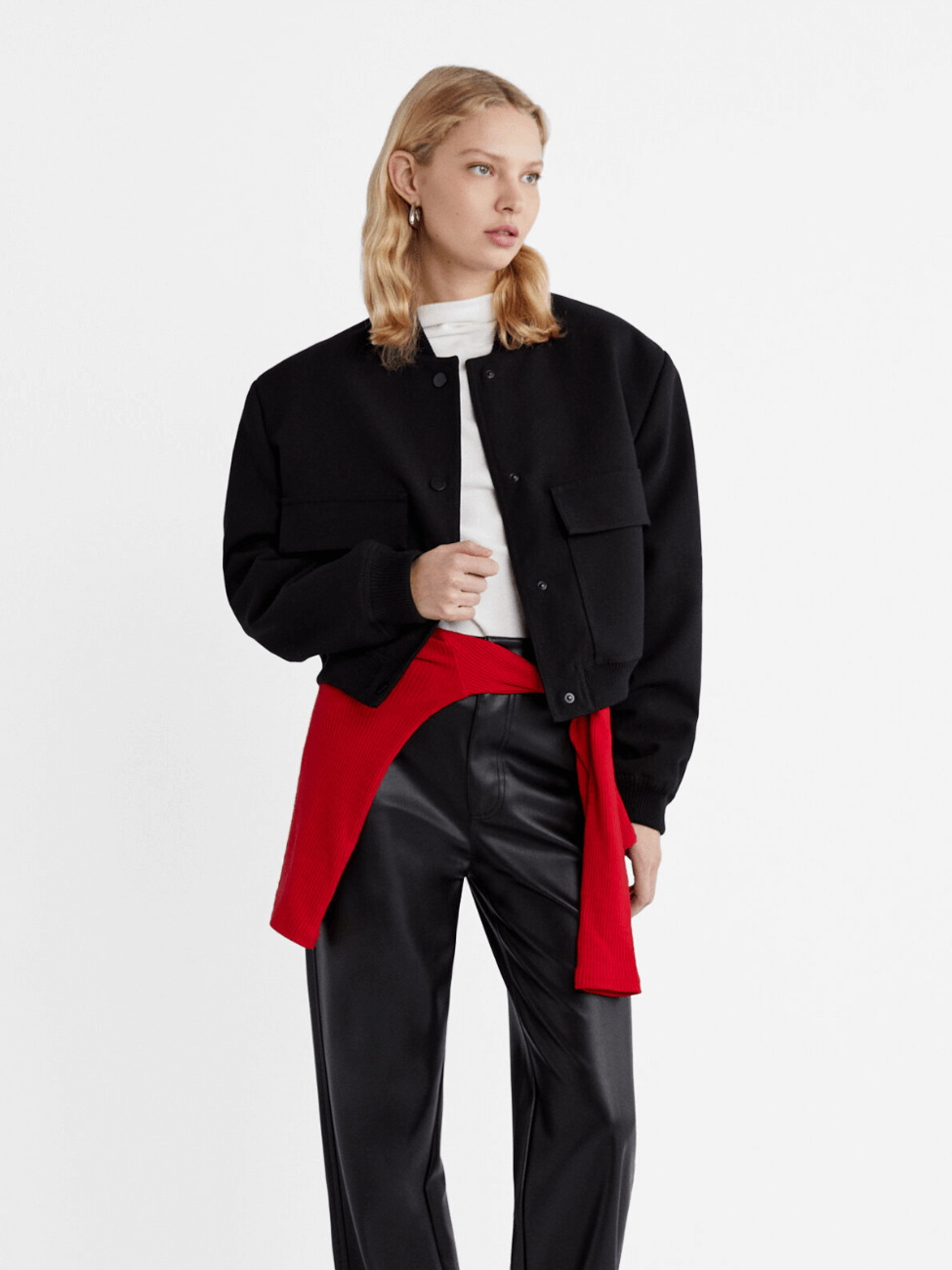 Jaqueta Feminina Bomber Cargo Glam