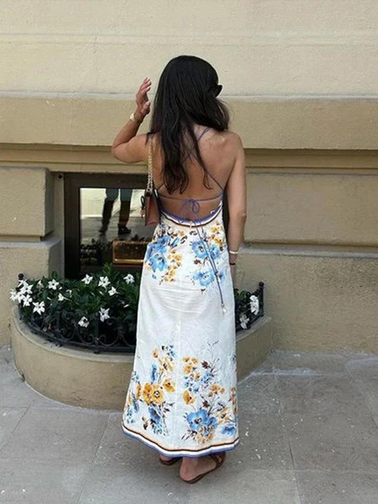 Vestido Longo Capri Azure