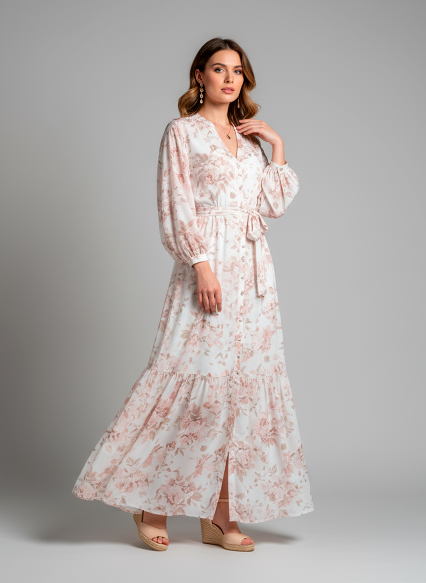 Vestido Longo Capri Letizia