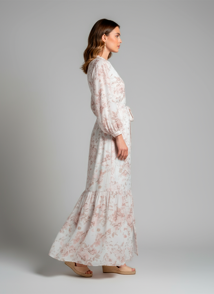 Vestido Longo Capri Letizia