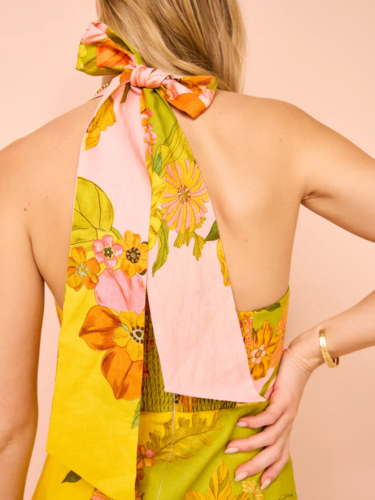 Vestido Curto Feminino Verão Flora