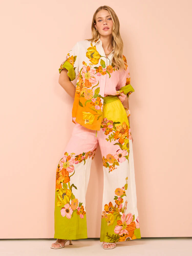 Conjunto Feminino Roma Flora