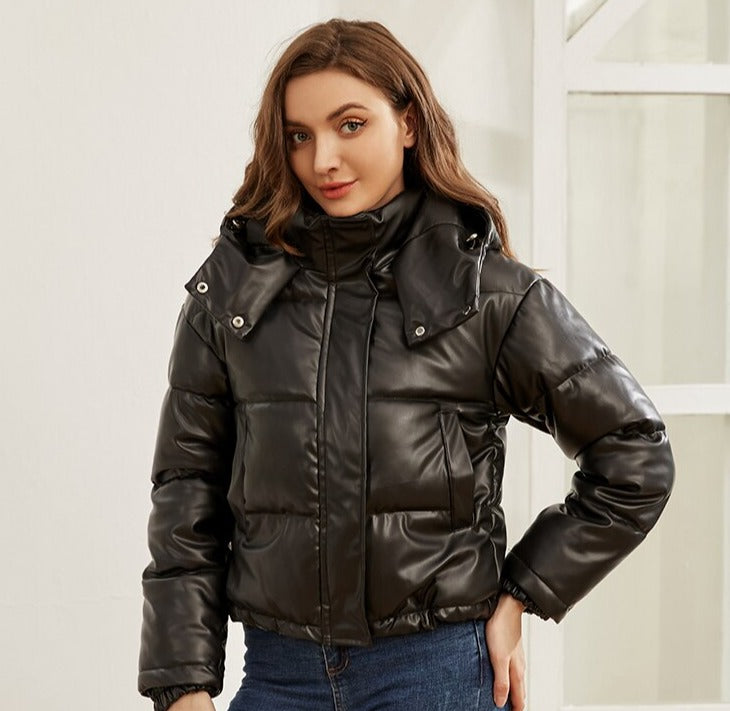 Jaqueta Feminina De Couro Sabrina