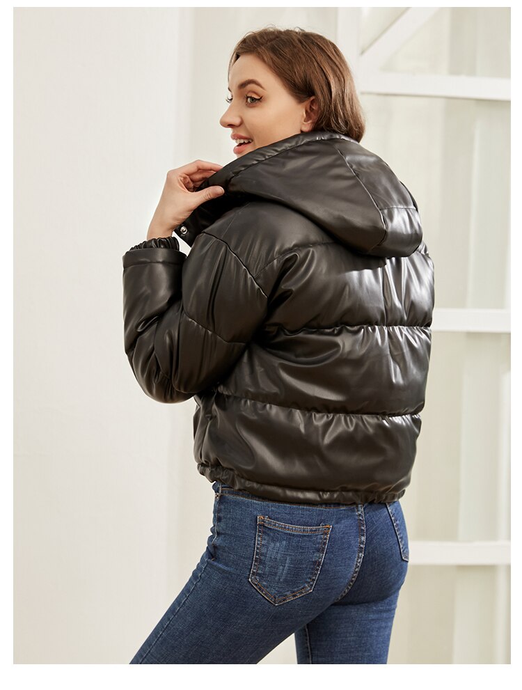 Jaqueta Feminina De Couro Sabrina