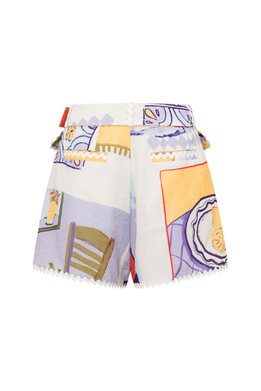 Donna Rosa Shorts - Villagio Purple