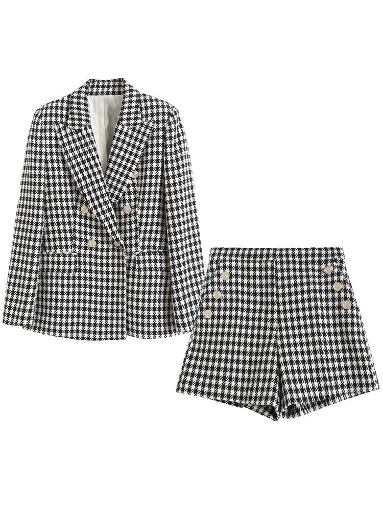 Conjunto Feminino Alfaiataria Blazer e Shorts Alicia Use Ragazze